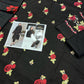 Elegant Black Embroidered Floral Suit with Maroon Dupatta – Festive Wear 2025 For Summer Callection